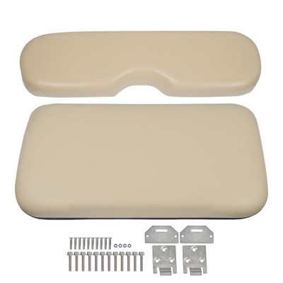 Tan Golf Cart Front Seat Cushion W/Hardware For EZGO Medalist TXT 1994-12 2013