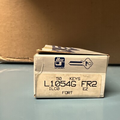 ILCO L1054G-FR2 Uncut Key Blank (Pack Of 50)