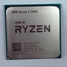 AMD Ryzen 5 3400G 3.7GHz 4-Core 8-Thread 65W Socket AM4 R5 3400G CPU Processor