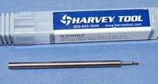 Harvey Tool Carbide long reach end mill 1/6 dia. X 0.093"LOC Sharp 5/16 RCH