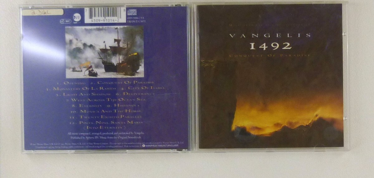 Cd Disc - Vangelis – 1492 – Conquest of Paradise (Music from the