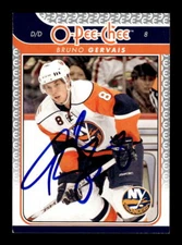 2009-10 O-Pee-Chee #23 Bruno Gervais HAND SIGNED AUTO