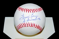 BUDDY BELL SIGNED ROMLB BASEBALL "3 GENERATIONS." INDIANS REDS MINT TRI-STAR****