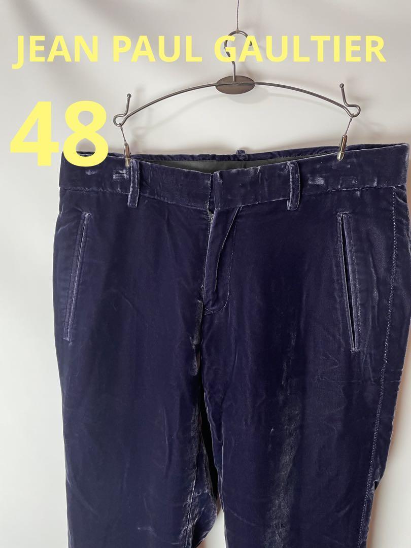 Jean Paul Gaultier Velvet Pants 48 | eBay