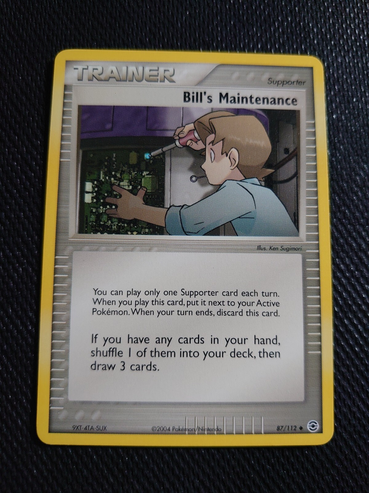 Pokémon TCG Bill's Maintenance EX FireRed & LeafGreen 87 Regular Uncommon NM