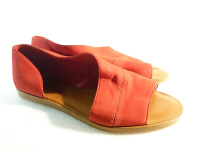 STATE Womens shoes sandals Red D'Orsay flat Size SKU