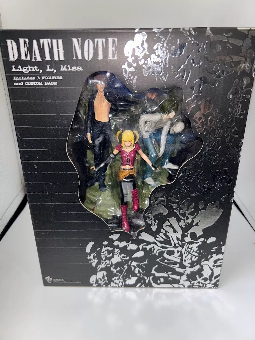 RARE! Death Note Light L Ryuzaki Misa Diorama Figure Shonen Jump