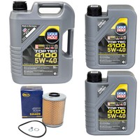 MotoröL Set Top Tec 4100 5W-40 Liqui Moly 7 Liter + ÖLfilter FüR BMW 3Er E36 5Er