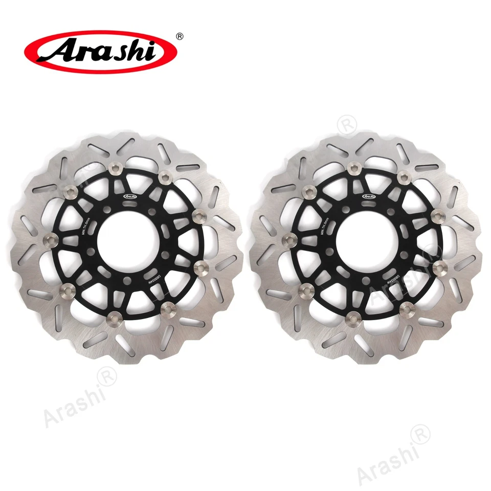 Dischi Freno Anteriori Per Kawasaki Ninja ZX6R 636 2005 2006 / Z750 2007 - 2012 - Imagen 2 de 4