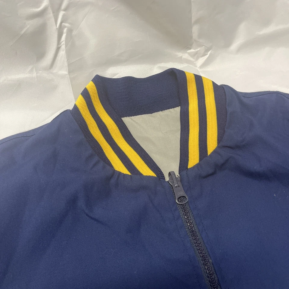 Chaqueta De Colección Adulto Pequeña Marina de los Estados Unidos USN SOFFE Cremallera Completa Reversible HECHA EN EE. UU. Foto 4 de 4