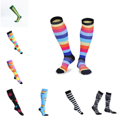 Kompressions-lange Socken für medizinische Krankenpflege Reise Crossfit Sport