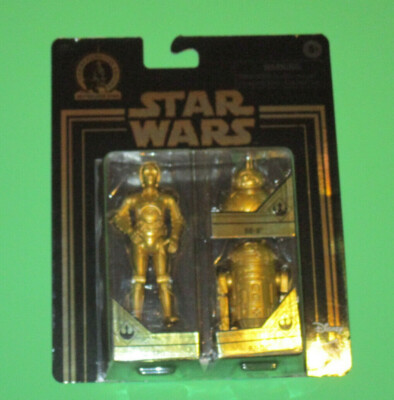 C-3PO / R2-D2 / BB-8 - Sealed figure set - Star Wars Gold Commemorative Edition
