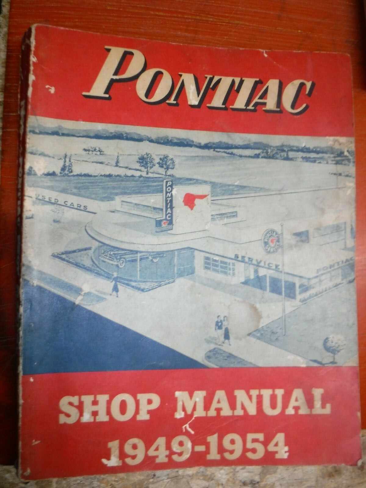 1949-50-51-52-53-54 PONTIAC ALL MODELS ORIGINAL FACTORY SERVICE MANUAL SHOP