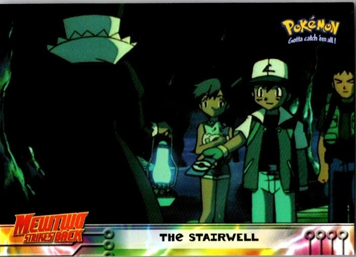 1999 Topps Pokemon the First Movie #19 The Stairwell