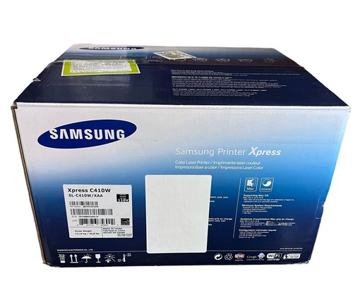 Samsung Xpress C410W Wireless Color Laser Printer w/ New Black Ink, OPEN BOX - Picture 11 of 11