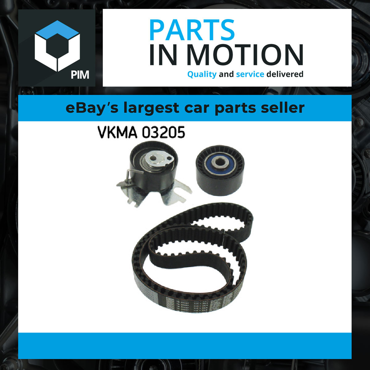 TIMING BELT KIT VKMA 03205 FOR PEUGEOT EXPERT/Van/TEPEE/Platform/Chassis 3008 - Image 3