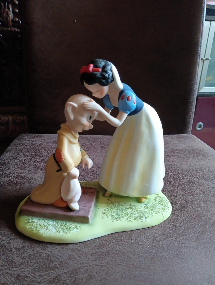 Schneewittchen Küsst Dopey Walt Disney Porzellan Figur