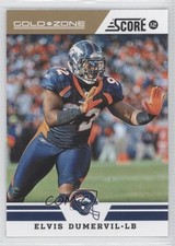 2012 Score Gold Zone Elvis Dumervil #178 0q1p