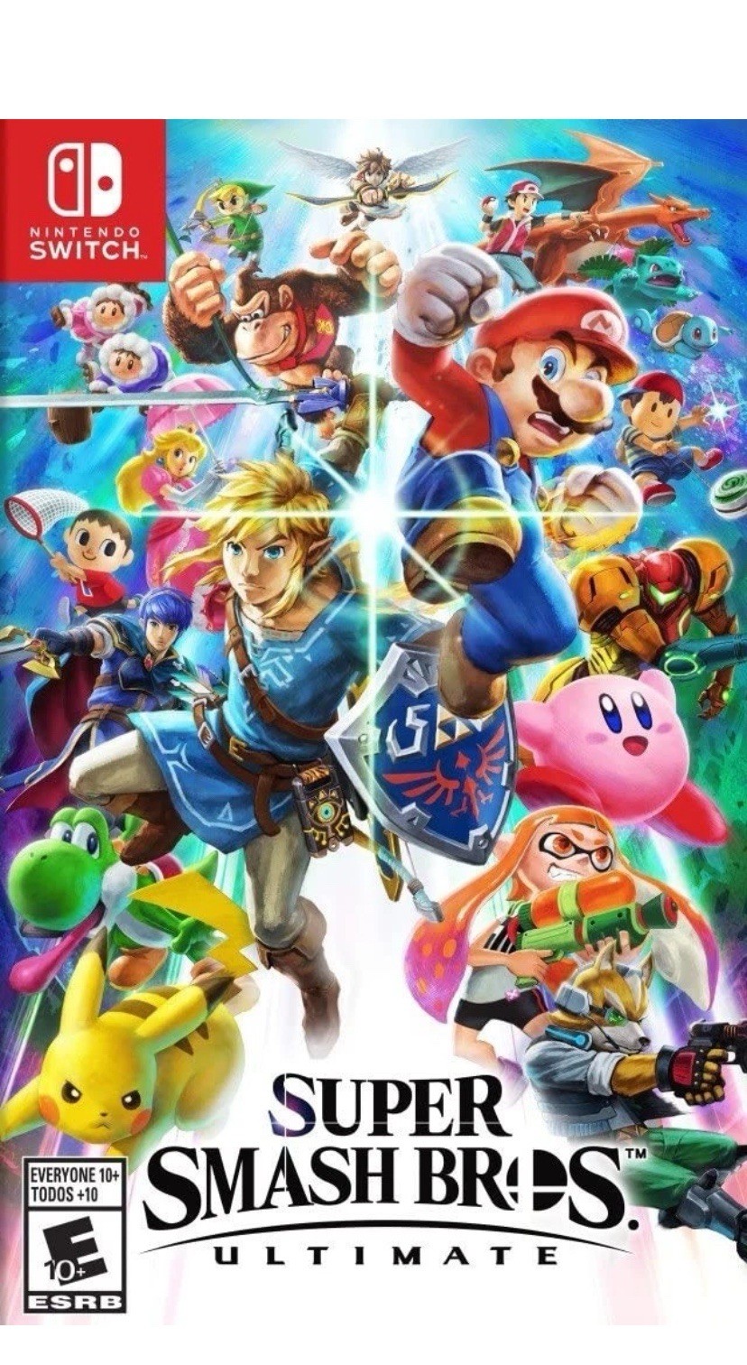 Super Smash Bros. Ultimate (Nintendo Switch, 2018) Game Cartridge Only - TESTED