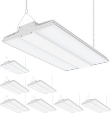 8Pack-150W LED Linear High Bay Shop Light Warehouse Garage Ceiling Lamp Fixture