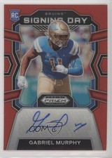 2024 Panini Prizm Draft Picks Signing Day Red 80/199 Gabriel Murphy Auto 04mf
