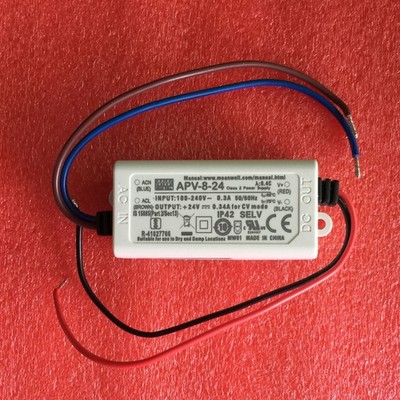 1PCS New MEAN WELL APV-8-24 24V 0.34A power supply Free Shipping#QW