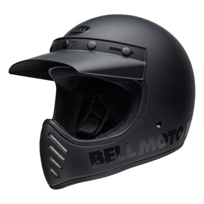 Enduro Helm Bell Moto-3 Classic schwarz matt glänzend