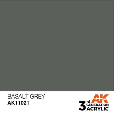 AK Interactive 3rd Gen Acrylic AK11021 Basalt Grey 17ml