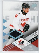 2024-25 Upper Deck Team Canada Juniors Jerseys #51 Matthew Wood