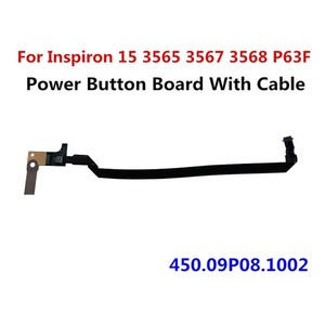 For   Inspiron 3562 3565 Laptop Power Button Board w/ Cable 450.09P08.1002 #to