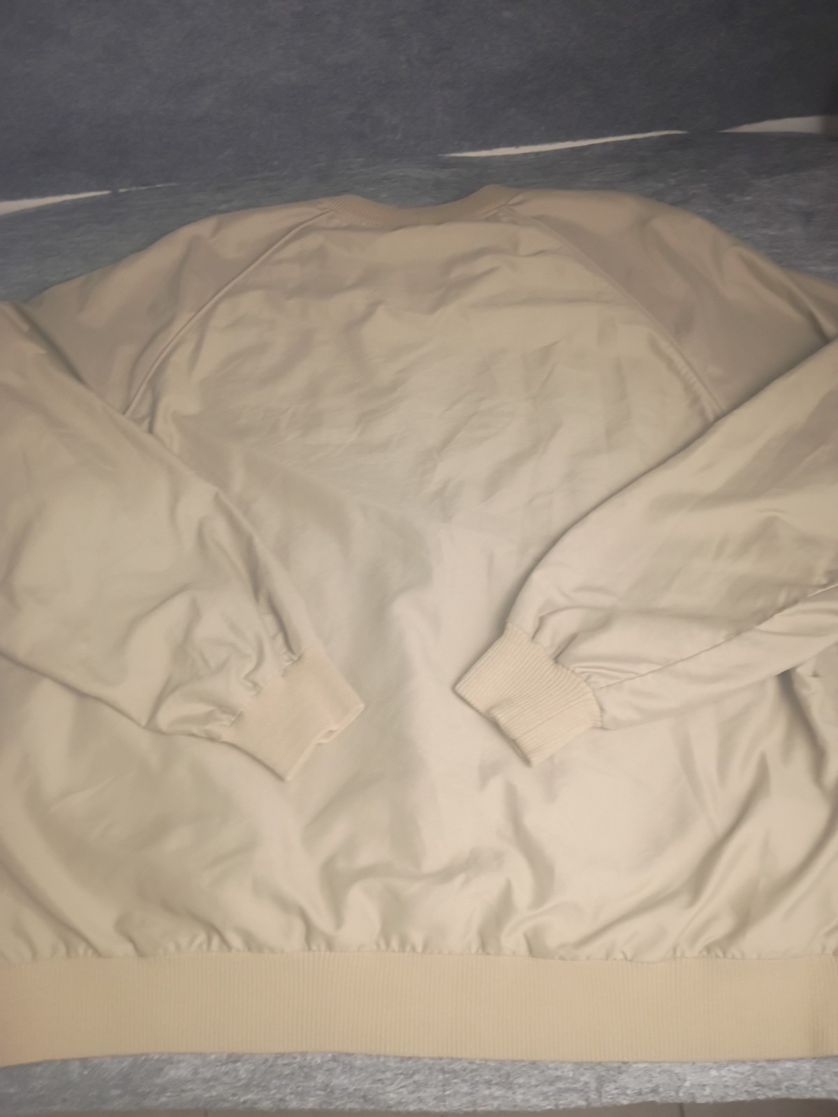 Nike Golf Pullover Windshirt Crewneck Beige Tan Men’s XL Lightweight