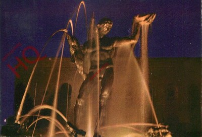 Ansichtskarte::Göteborg, Göteborg, Milles Fontan Poseidon, Brunnen
