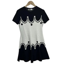 VALENTINO - Black Cream Women's Dress