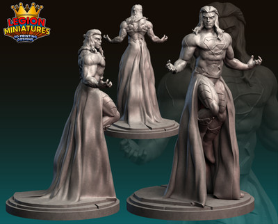 Hel Sculpture Statue Model Kit  DC size choices! Unpainted/Unassembl