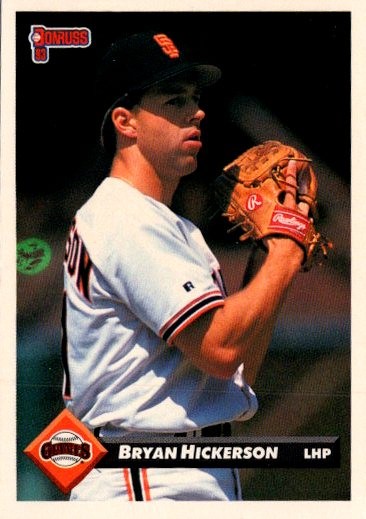 1993 Donruss #496 Bryan Hickerson