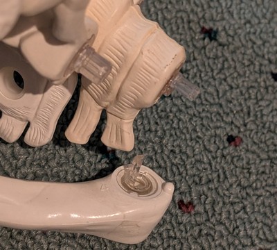 1988 Kenner Bone Age Action Figure T-REX Vintage (Two Clip Damaged