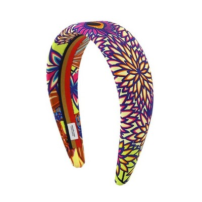 新品HERMES カチューシャ HERMES Gina Wild Singapore Headband Silk Multi color Hair