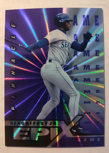 1998 Pinnacle - Epix Game Ken Griffey Jr #E1 Purple Seattle Mariners
