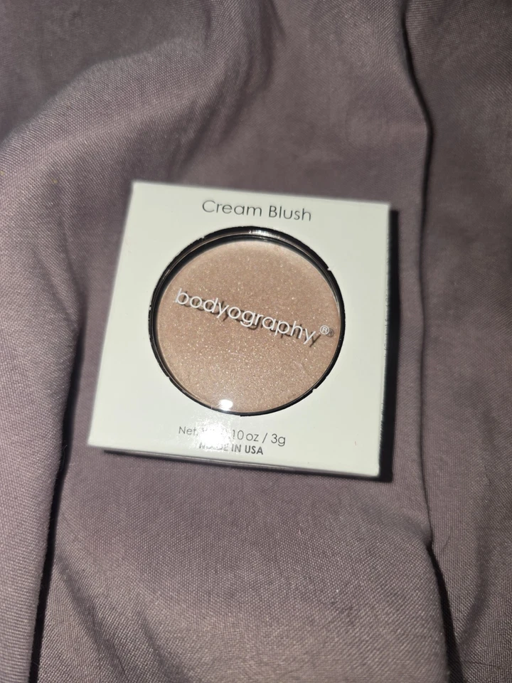 Creme Bodyography Blush-Sea Pearl descontinuado novo na caixa 0,10 oz - Imagem 2 de 3