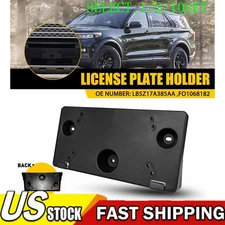 Front License Plate Bracket Holder Frame For 2020-2024 Ford Explorer 1~10X