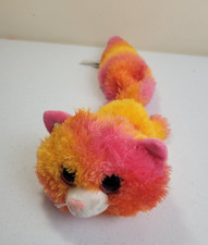 Fiesta Fursian Persian cat Pink Orange Kitten Beanie Plush Toy Stuffed 16"