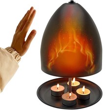 Tea Light Oven Double-Walled Radiator Candle Heater for 6 Tealights Fireplace