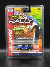 NEW - Auto World X-Traction Ultra-G Rally World 1979 Blue Jeep CJ-7 HO Slot Car