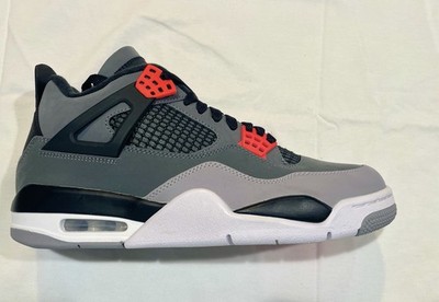 Jordan 4 Men's Retro Infrared 23 Dark Grey/Black DH6927-061 Size 9 Brand New