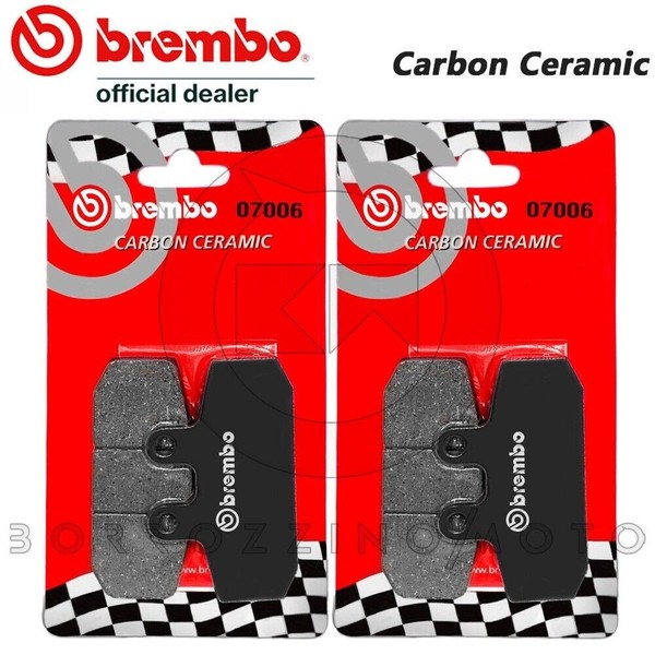 4 BremsbelÄGe Vorne Brembo Kohlenstoff 07006 Aprilia Scarabeo 500 2003 2005-image