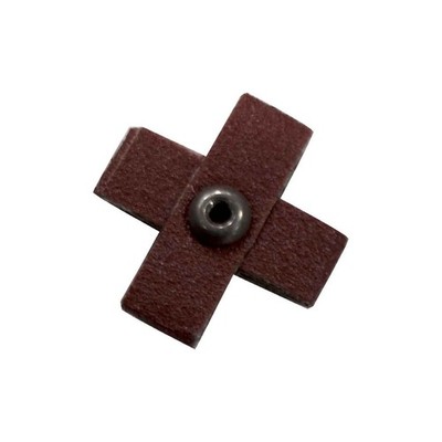 United Abrasives SAIT 48042 1-1/2x1/2x8-32 Premium Cross Pads 80 Grit 50 pack