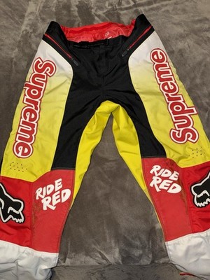 *SEALED* Supreme Honda Fox Racing Moto Pant (FW19) Red - Size M