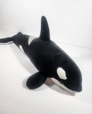 Wildlife Artists Orca Whale Plush Stuffed Animal Soft Toy 17" Long