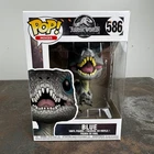 Funko Pop Movies JURASSIC WORLD Blue Velociraptor 586 w/ Imperfect Box PARK