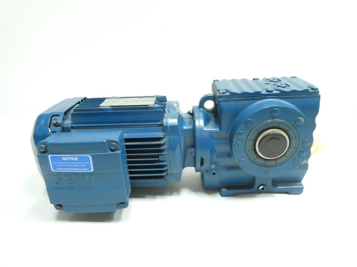 Sew Eurodrive SA57DRE80M4 Gearmotor 26rpm 3ph 1hp 254-277v-ac 440